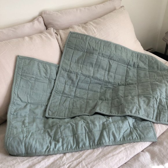 Casaluna Bedding Casaluna Heavyweight Linen Blend Quilt Pillow Sham